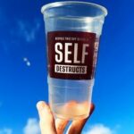 Self-destructing cup